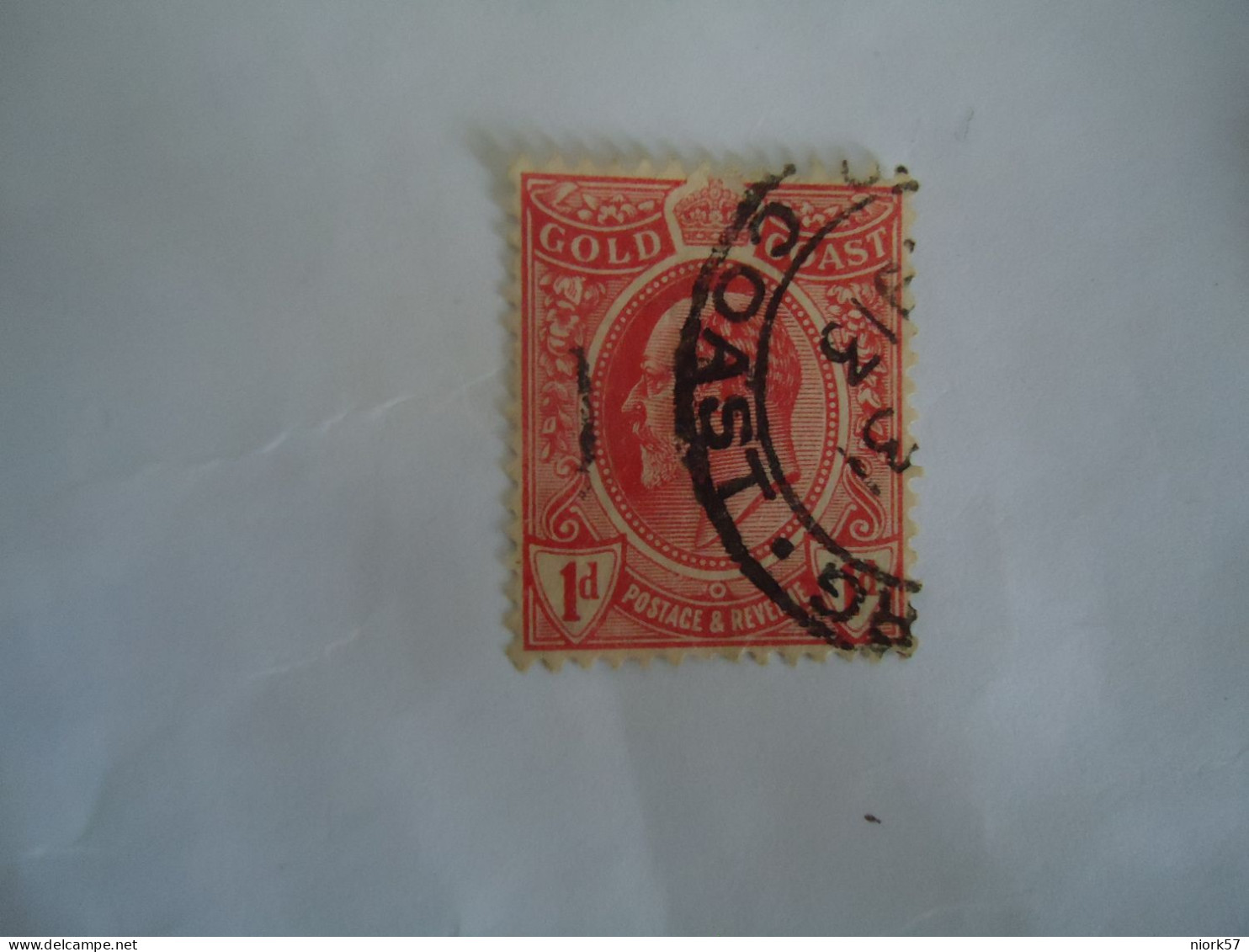 GOLD COAST  USED   STAMPS  KING  WITH POSTMARK - Goudkust (...-1957)