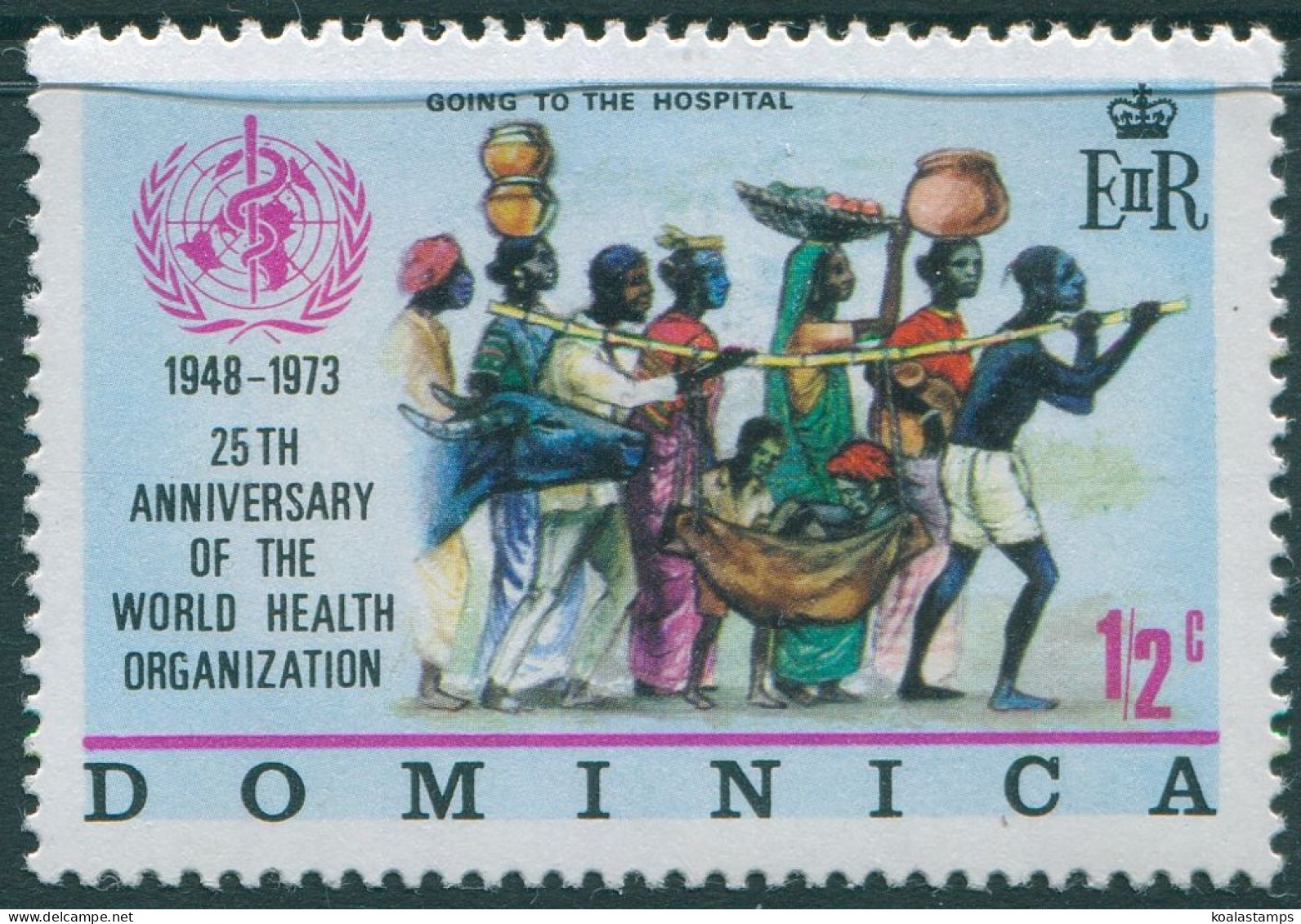 Dominica 1973 SG381 ½c Going To Hospital MLH - Dominica (1978-...)