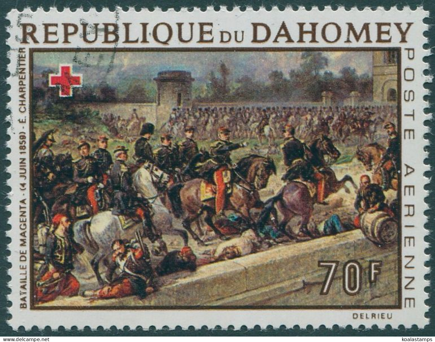 Dahomey 1968 SG337 70f Battle Of Magenta FU - Benin – Dahomey (1960-...)