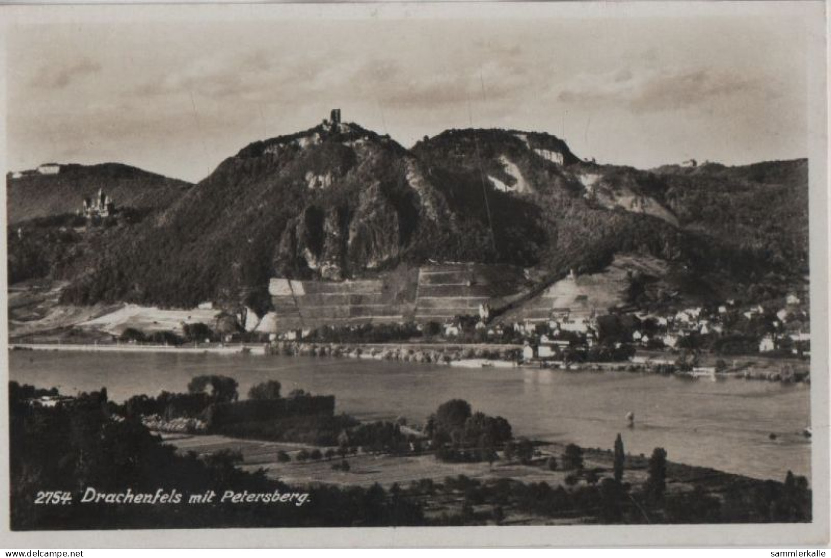 88321 - Drachenfels - Mit Petersberg - Ca. 1955 - Drachenfels