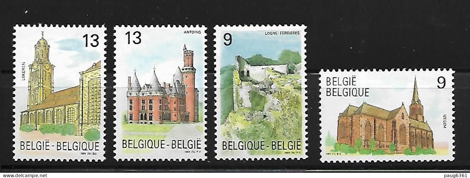 BELGIQUE 1989 SERIE TOURISTIQUE YVERT N°2328/2331  NEUF MNH** - Other & Unclassified