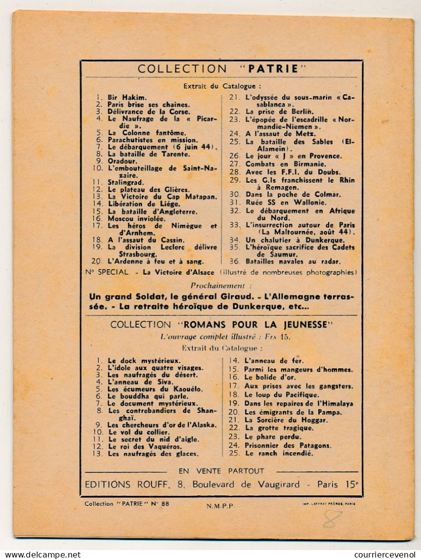Collection "PATRIE" - A Caen Avec Les Canadiens - Claude  Couffon - Editions Rouff, Paris, 1949 - Weltkrieg 1939-45