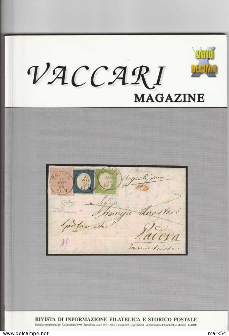Vaccari Magazine N. 20 Del 1998 – - Italiaans (vanaf 1941)