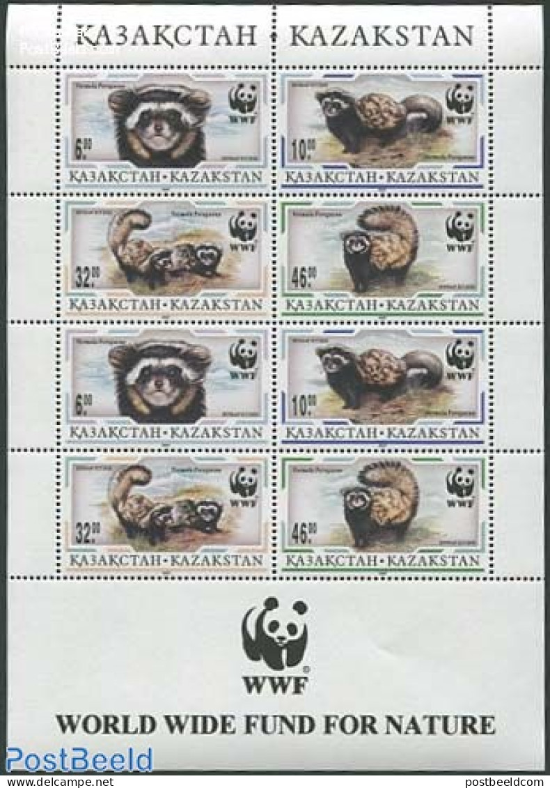 Kazakhstan 1997 WWF, Animals M/s, Mint NH, Nature - Animals (others & Mixed) - World Wildlife Fund (WWF) - Kasachstan