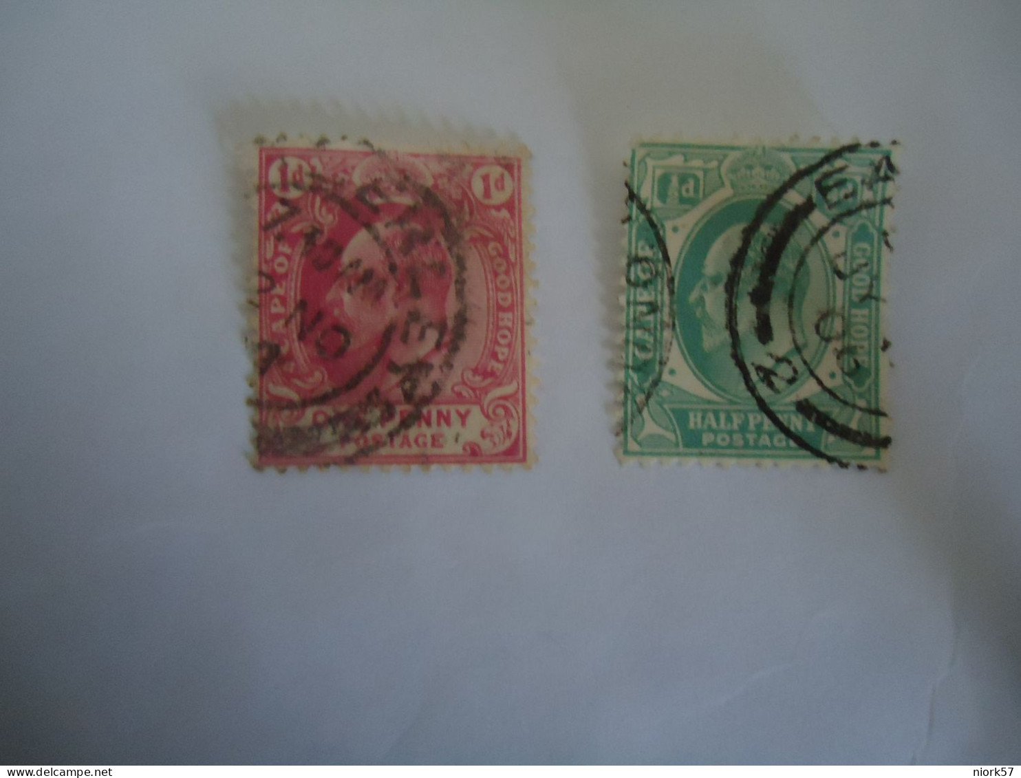 CAPE OF GOOD HOPE   UDED KINGS 2 STAMPS - Kaap De Goede Hoop (1853-1904)