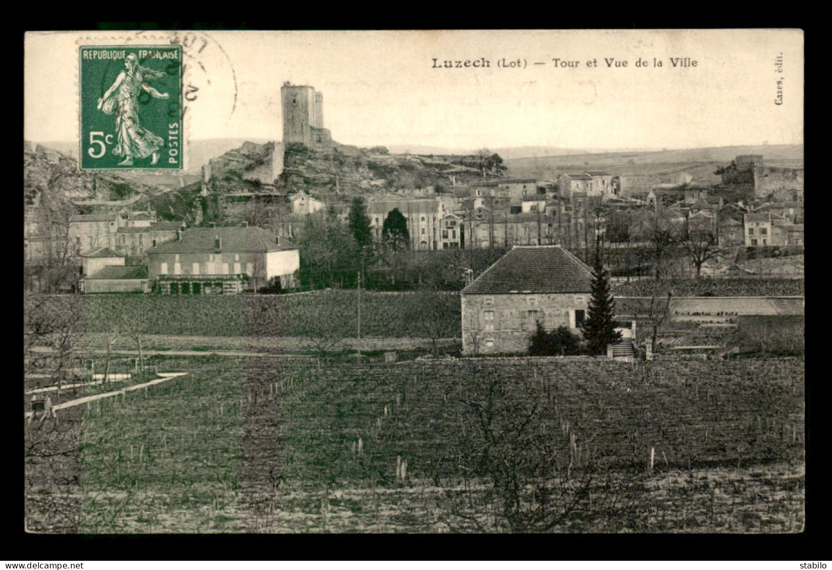 46 - LUZECH - TOUR ET VUE DE LA VILLE - Luzech