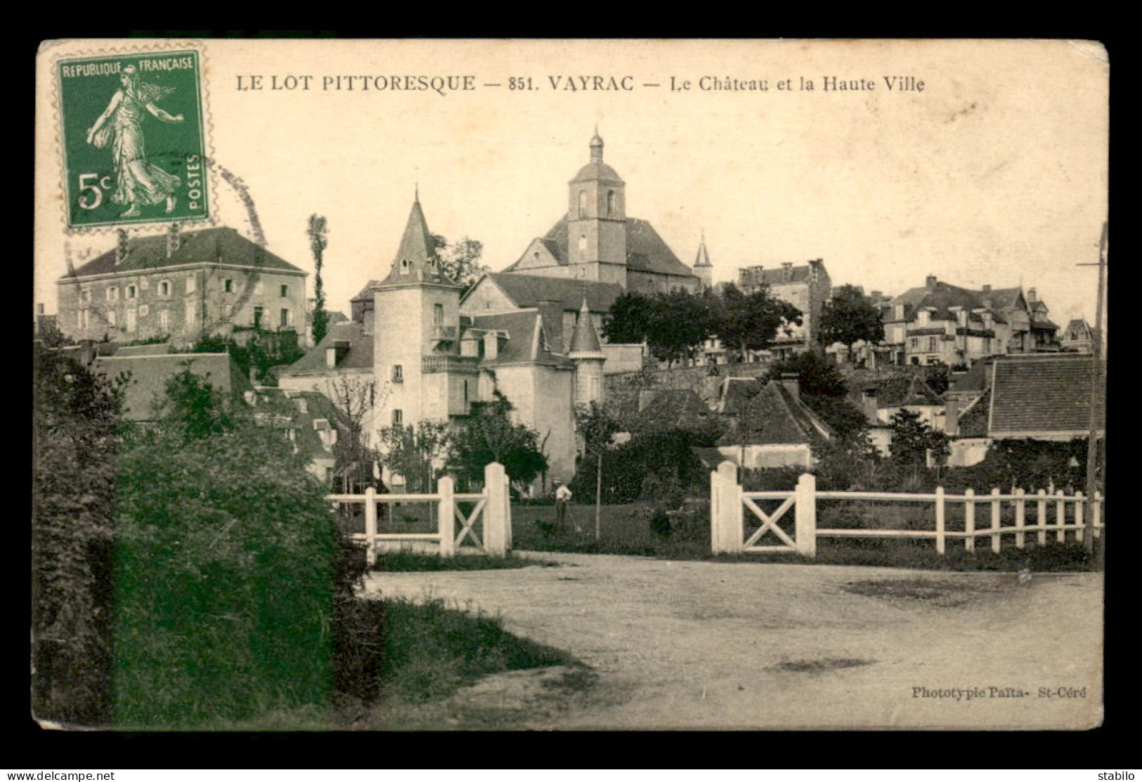 46 - VAYRAC - LE CHATEAU ET LA HAUTE VILLE - Vayrac