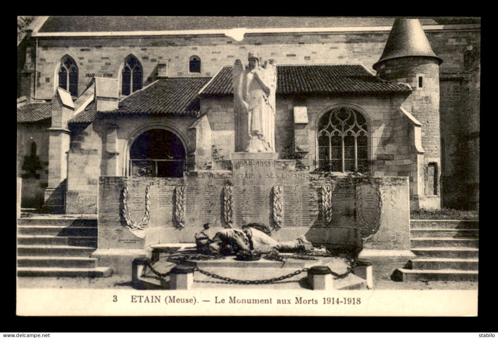 55 - ETAIN - LE MONUMENT AUX MORTS - EDITEUR METRICH ET CHENET - Etain