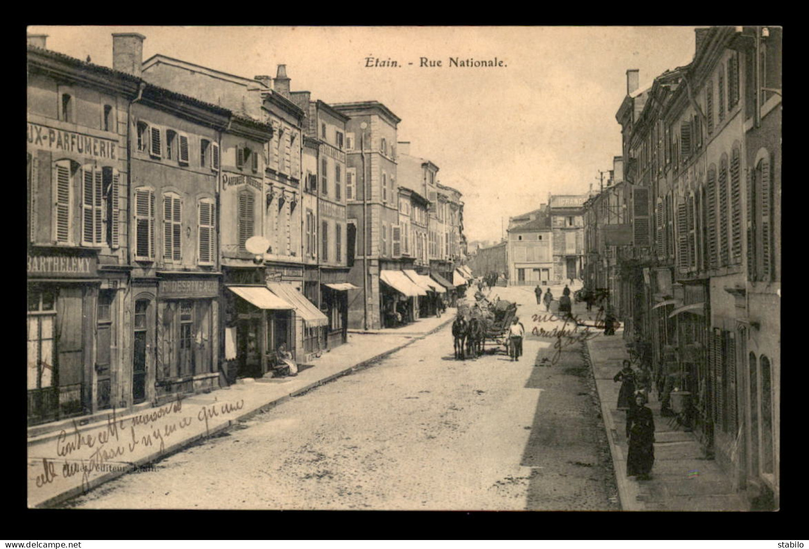 55 - ETAIN - RUE NATIONALE - EDITEUR MILLET - Etain