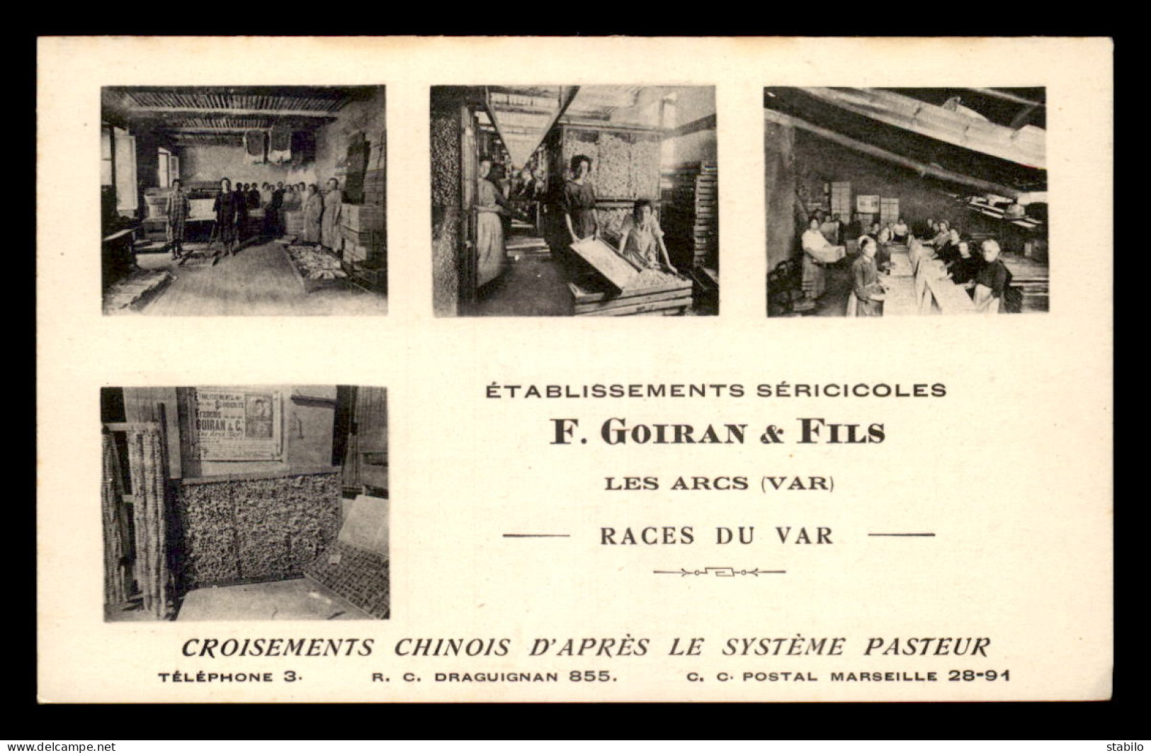 83 - LES ARCS - ETABLISSEMENTS SERICICOLES F. GOIRAN & FILS - MULTIVUES - Les Arcs