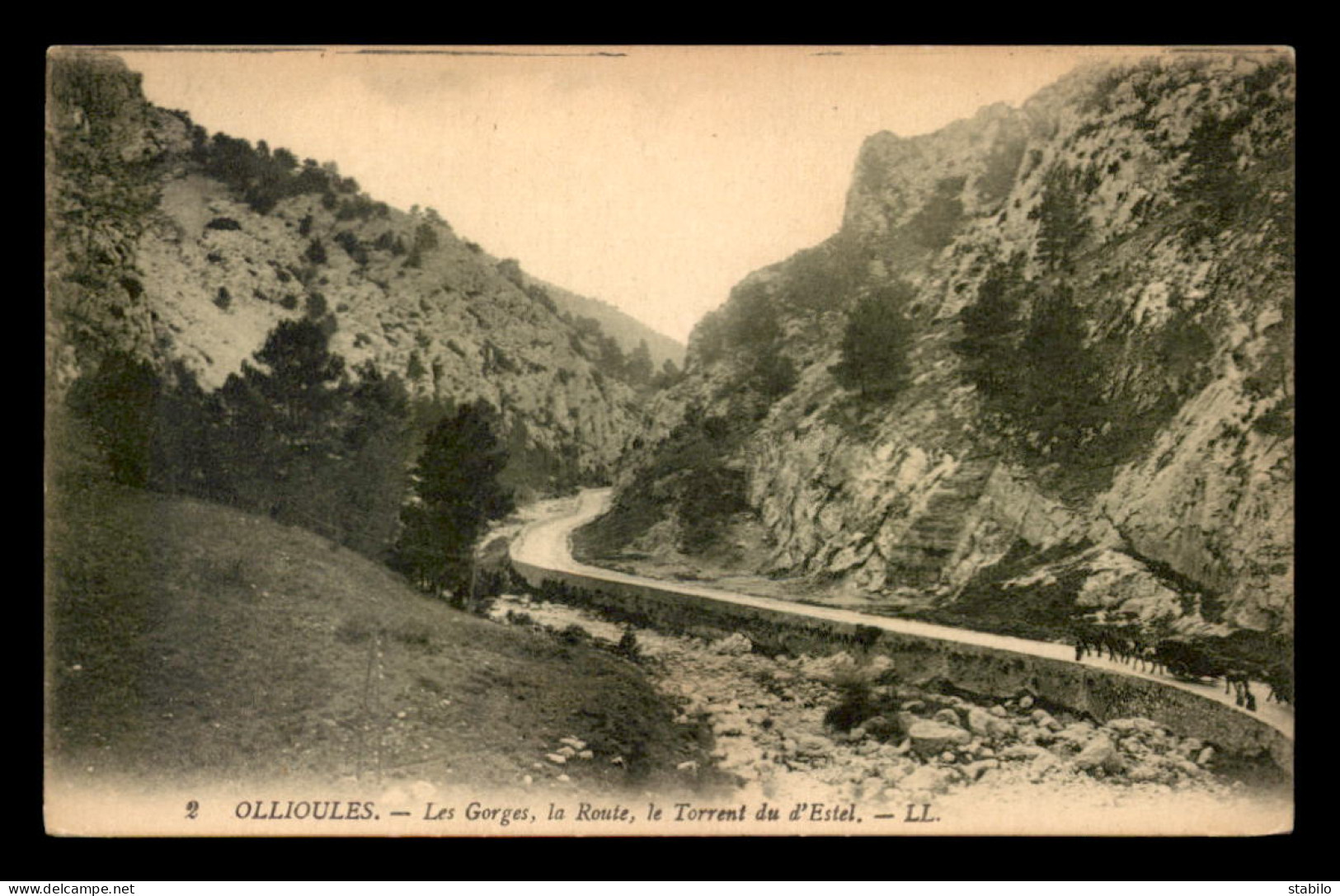 83 - OLLIOULES - LES GORGES ET LE TORRENT DU D'ESTEL - Ollioules