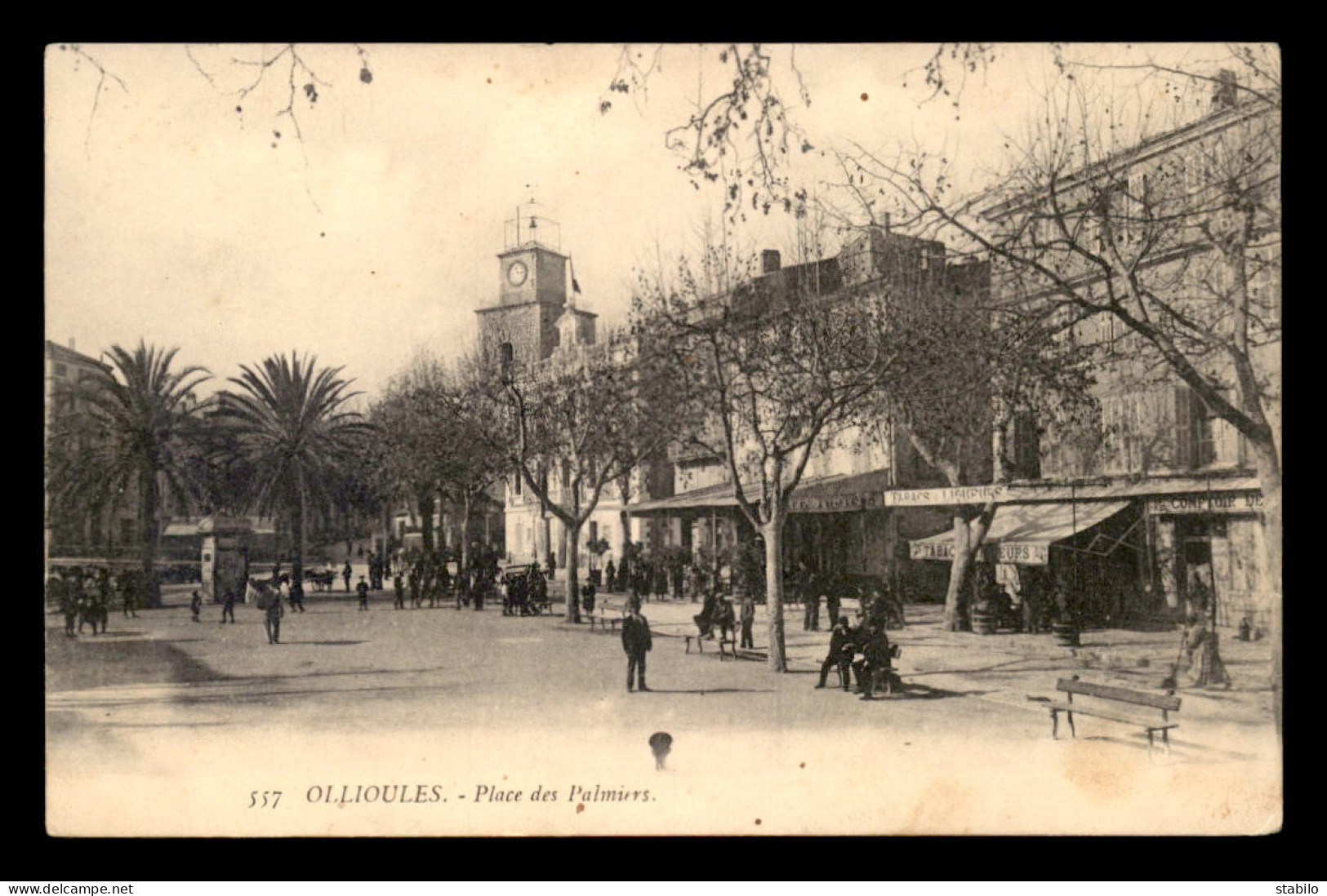 83 - OLLIOULES - PLACE DES PALMIERS - Ollioules