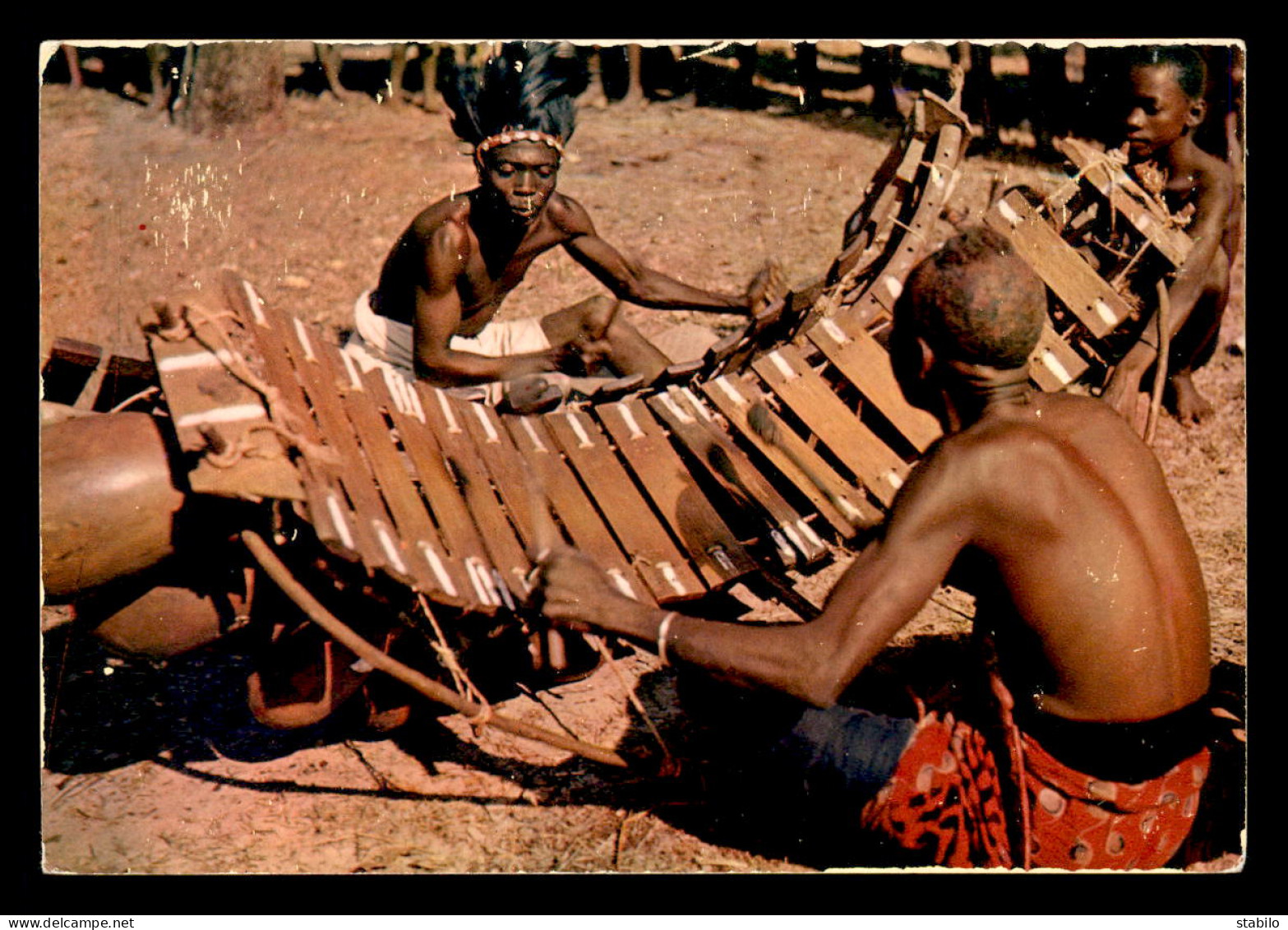 AFRIQUE NOIRE - SERIE L'AFRIQUE EN COULEURS - JOUEURS DE BALAFONS - EDITEUR HOA-QUI - Non Classificati