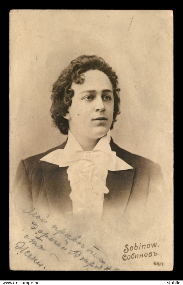 OPERA - LEONID SNOBINOW (1872-1934) CHANTEUR D'OPERA RUSSE - Chanteurs & Musiciens