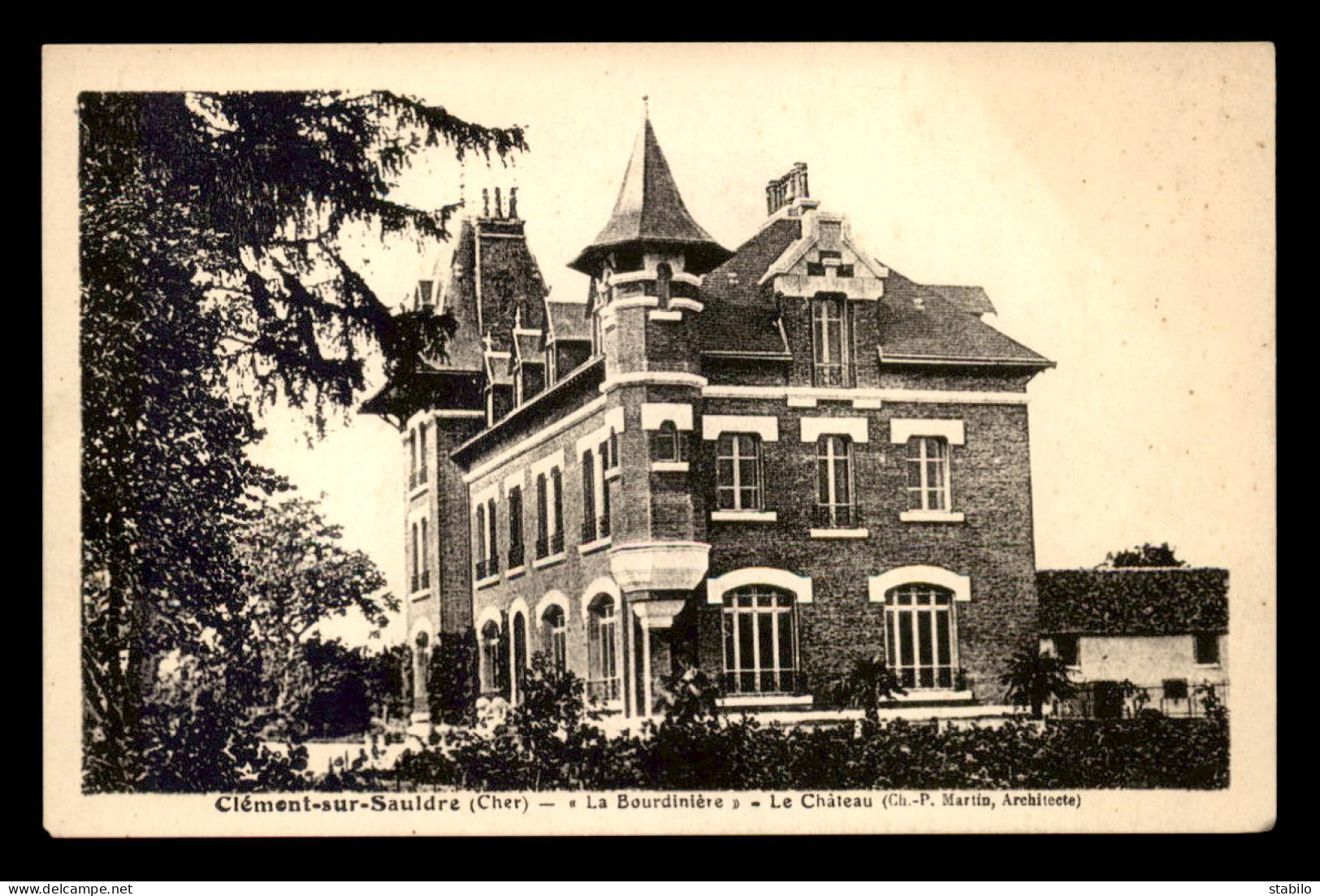 18 - CLEMONT-SUR-SAULDRE - CHATEAU "LA BOURDINIERE" - Clémont