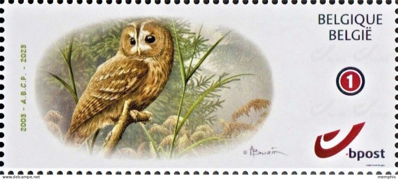 Losse MyStamps  "Bosuil" - 1985-.. Vogels (Buzin)