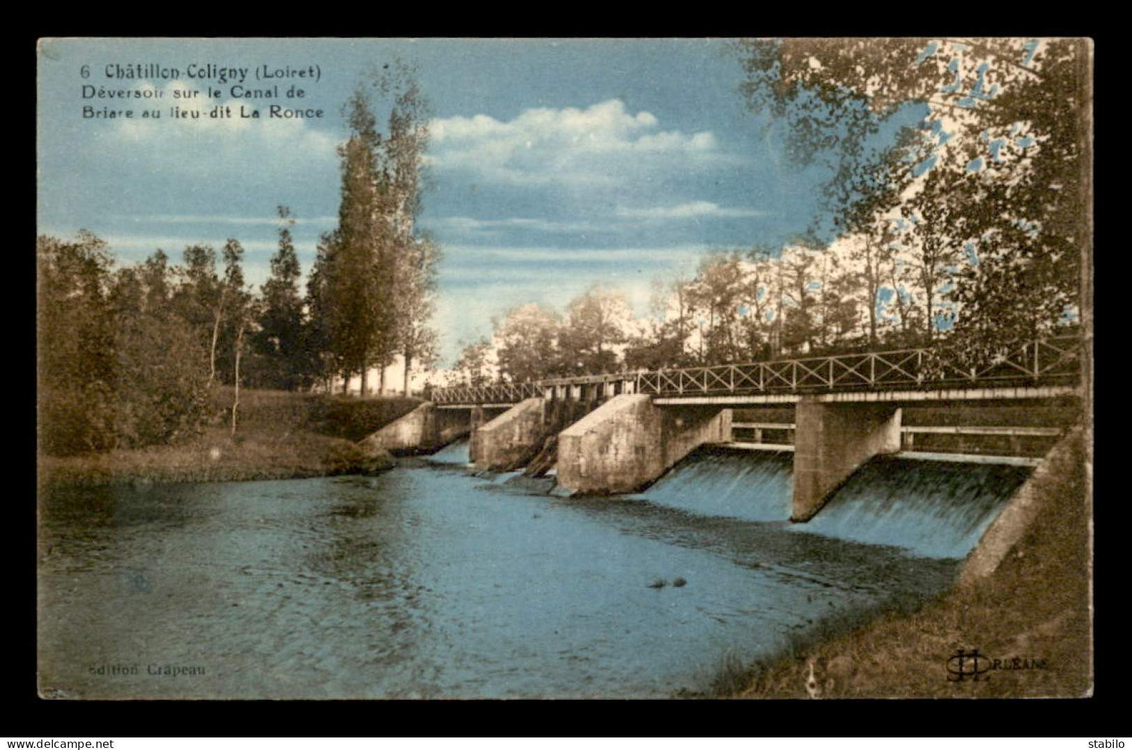45 - CHATILLON-COLIGNY - DEVERSOIR SUR LE CANAL DE BRIARE LA RONCE - Chatillon Coligny