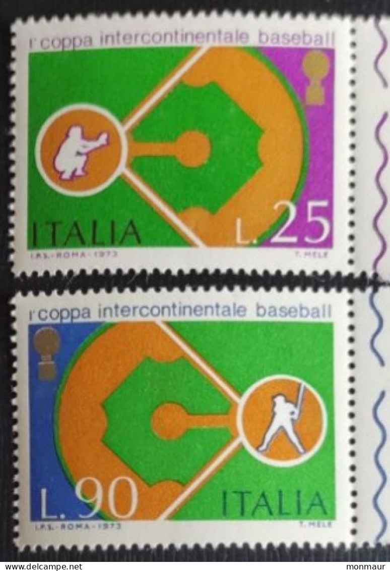 ITALIA 1973  COPPA INTERCONTINENTALE BASEBALL - 1971-80:  Nuovi