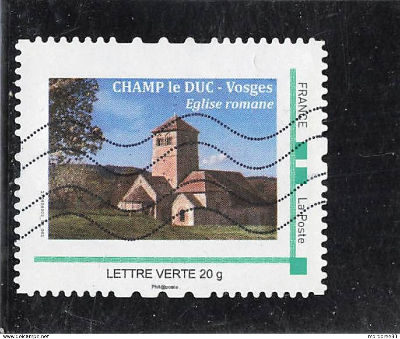 MONTIMBRAMOI CHAMP LE DUC VOSGES EGLISE ROMANE OBLITERE - Used Stamps