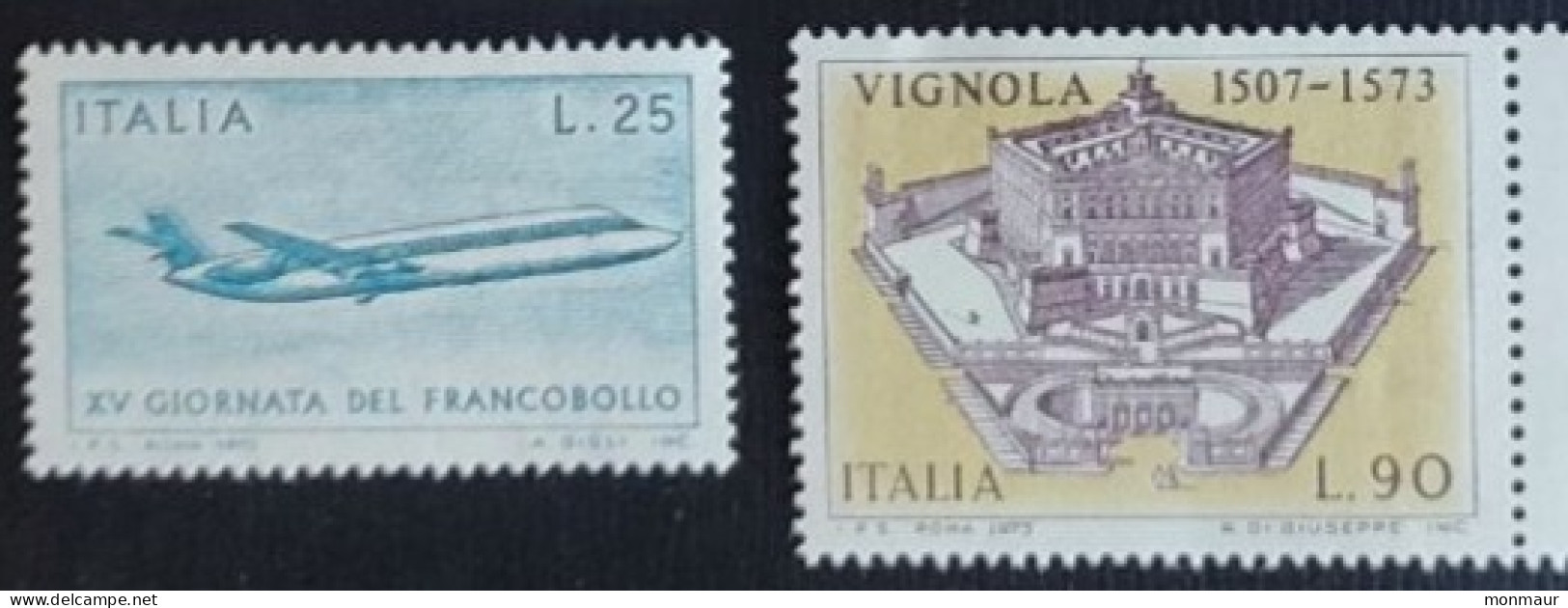 ITALIA 1973 GIORNATA FRANCOBOLLO-VIGNOLA - 1971-80: Nieuw/plakker