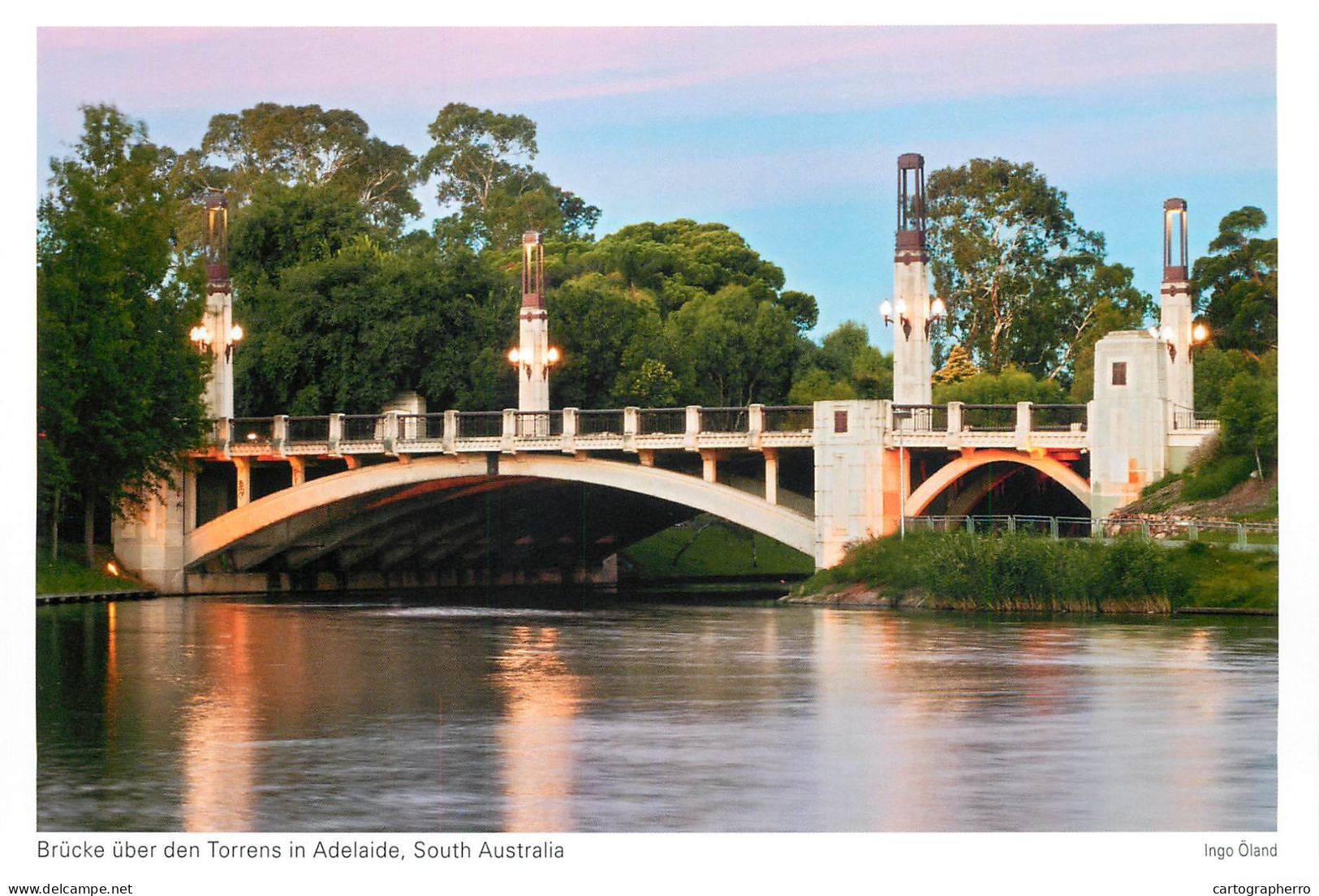 Postcard Australia Adelaide Bridge - Adelaide