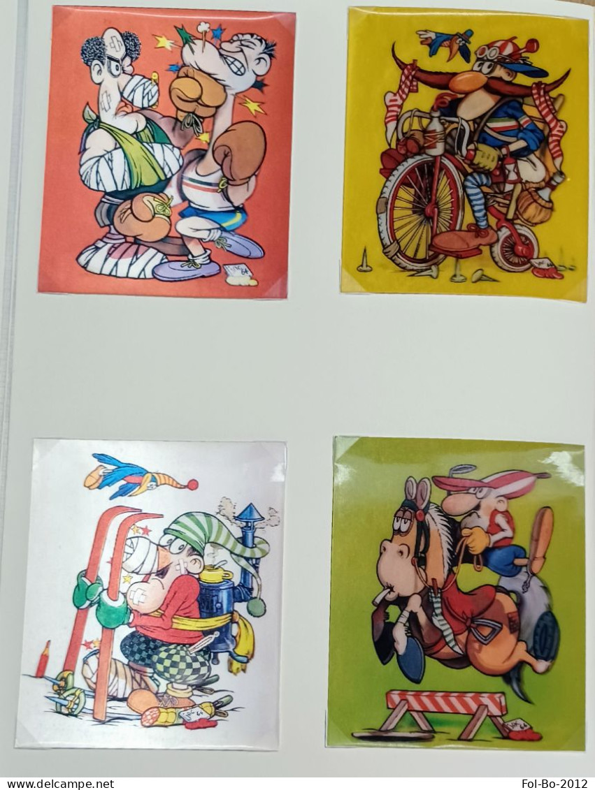 Jacovitti Serie Completa 7 Mini Card Pigna Originali E Rare Anni 70. - Umoristici