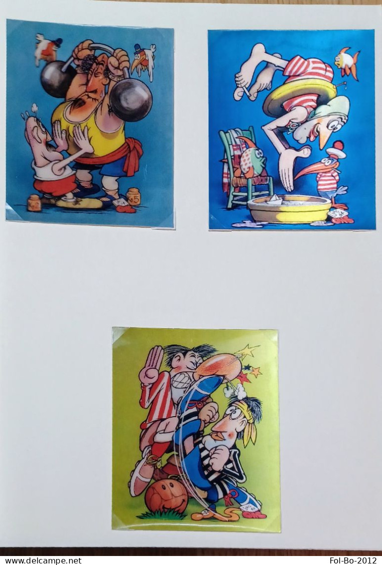 Jacovitti Serie Completa 7 Mini Card Pigna Originali E Rare Anni 70. - Humoristiques