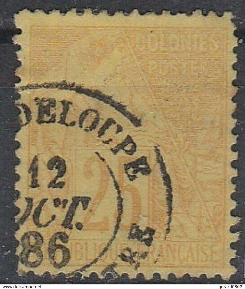 COLONIES GENERALES - ALPHEE DUBOIS N° 53 Oblitéré GUADELOUPE - Alphée Dubois