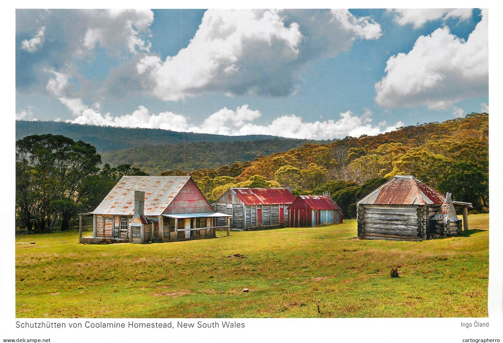 Postcard Australia New South Wales Schutzhutten Von Coolamine Homestead - Altri & Non Classificati