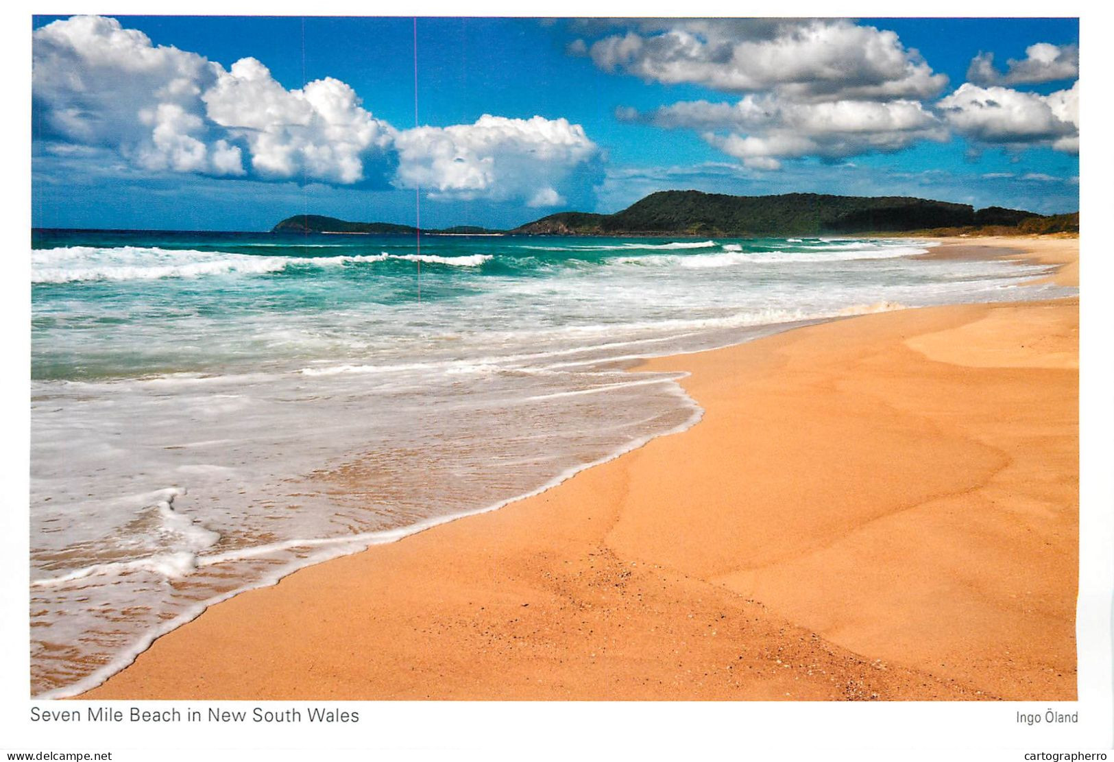 Postcard Australia New South Wales Seven Mile Beach - Sonstige & Ohne Zuordnung