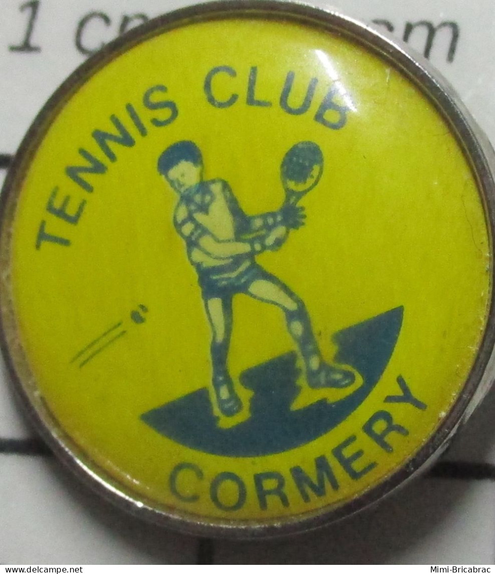 511c  Pin's Pins / Beau Et Rare / SPORTS / TENNIS CLUB CORMERY - Tennis