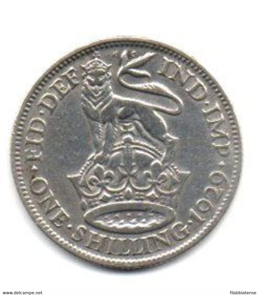 1929 - Gran Bretagna 1 Shilling    ----- - I. 1 Shilling