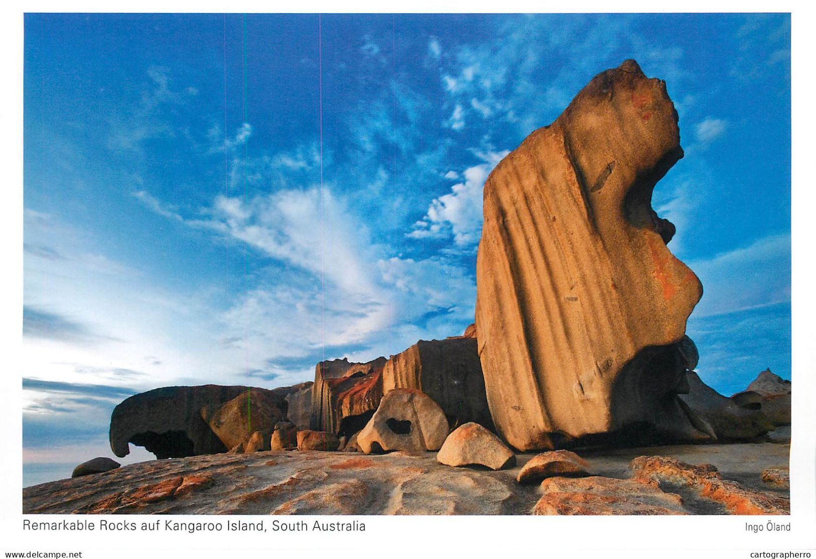 Postcard Australia South Australia Kangaroo Islands Remarkable Rocks - Kangaroo Islands