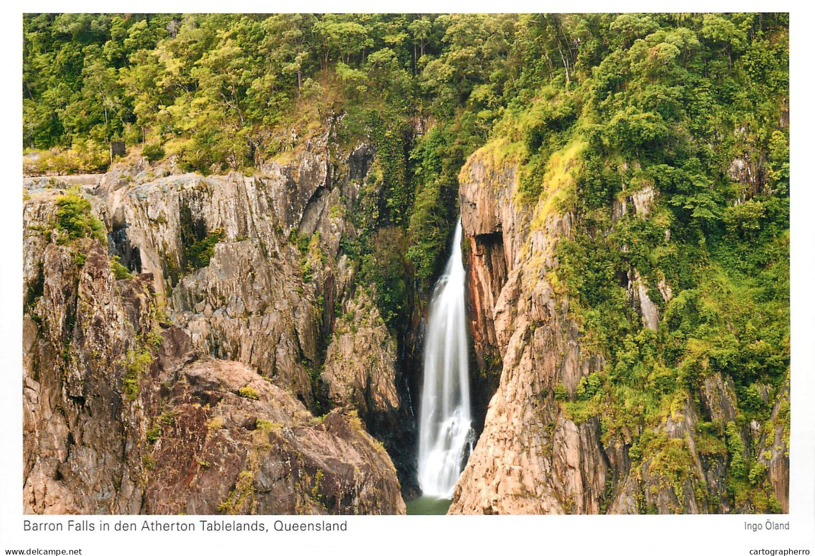 Postcard Australia Queensland Atherton Tablelands Barron Falls - Atherton Tablelands