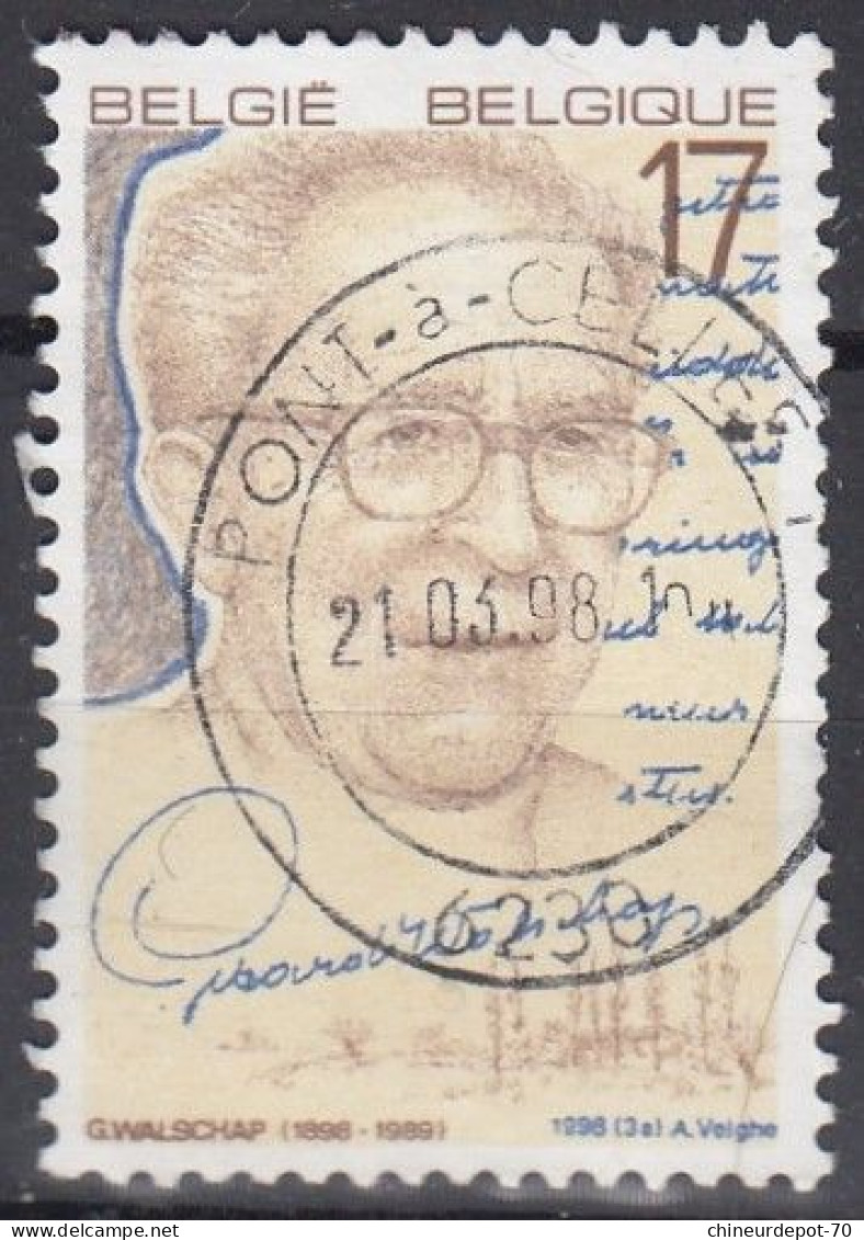 Gerard Walschap Cachet Pont à Celles - Used Stamps
