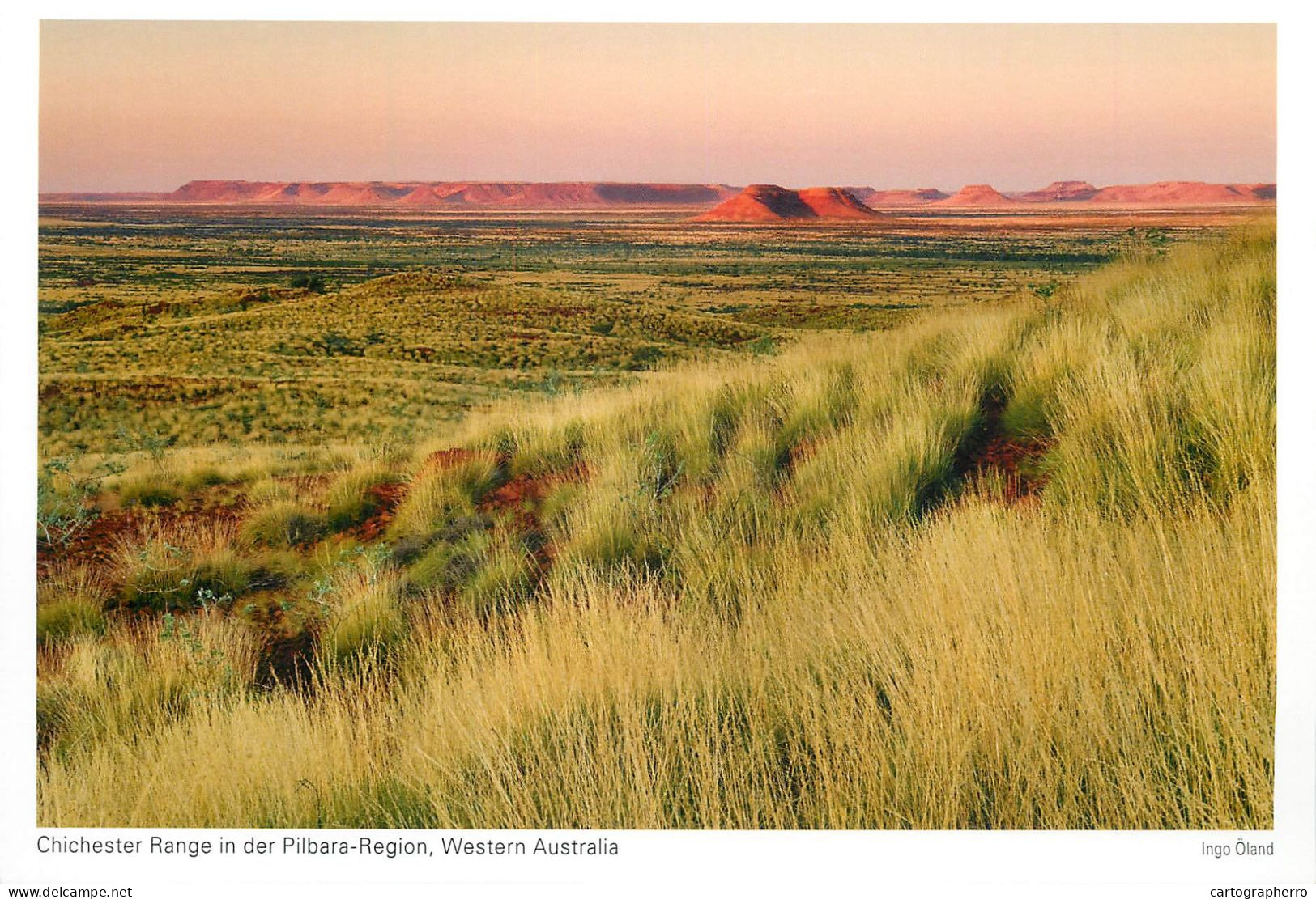 Postcard Australia Western Australia Chichester Range In Der Pilbara Region - Other & Unclassified