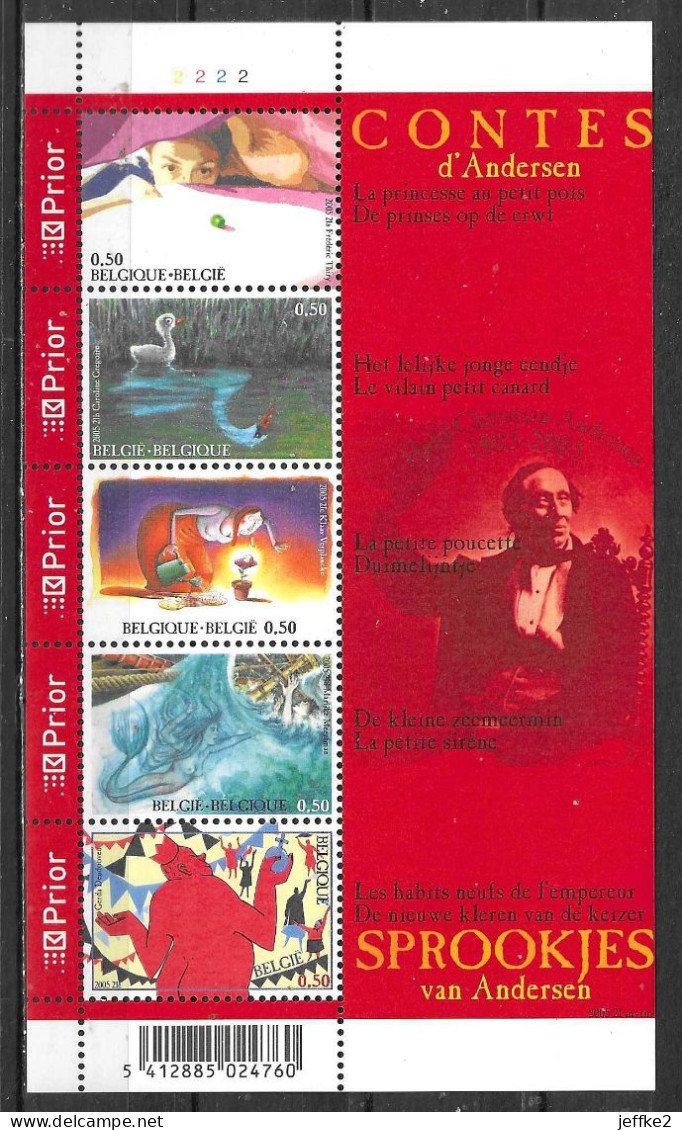 BL125**  Contes D'Andersen - Planche 2 - Bonne Valeur - MNH** - LOOK!!!! - 2002-… (€)