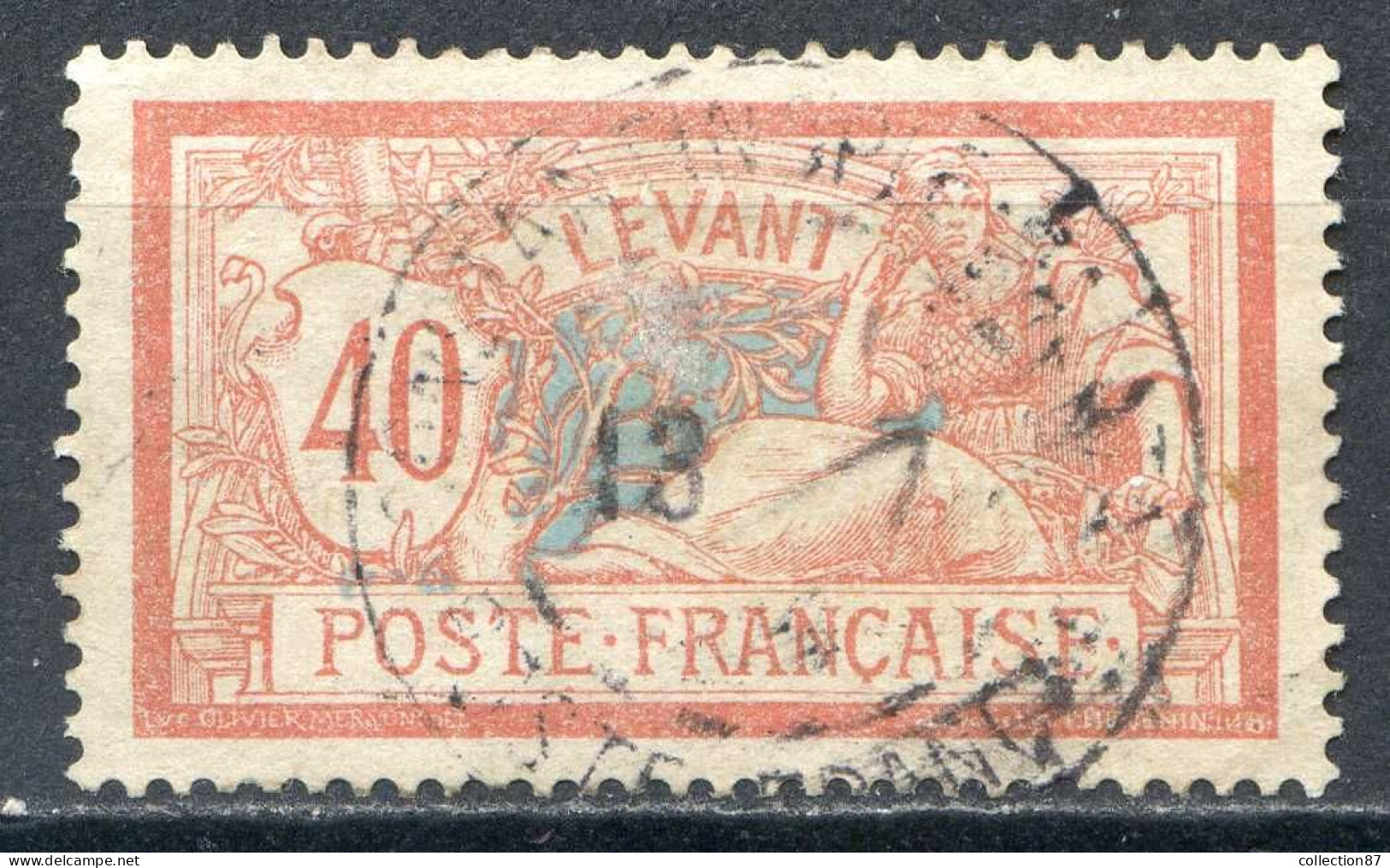 REF 087 > LEVANT < N° 19 Ø Bien Centré < Oblitéré < Ø Used < Type Merson - Usati