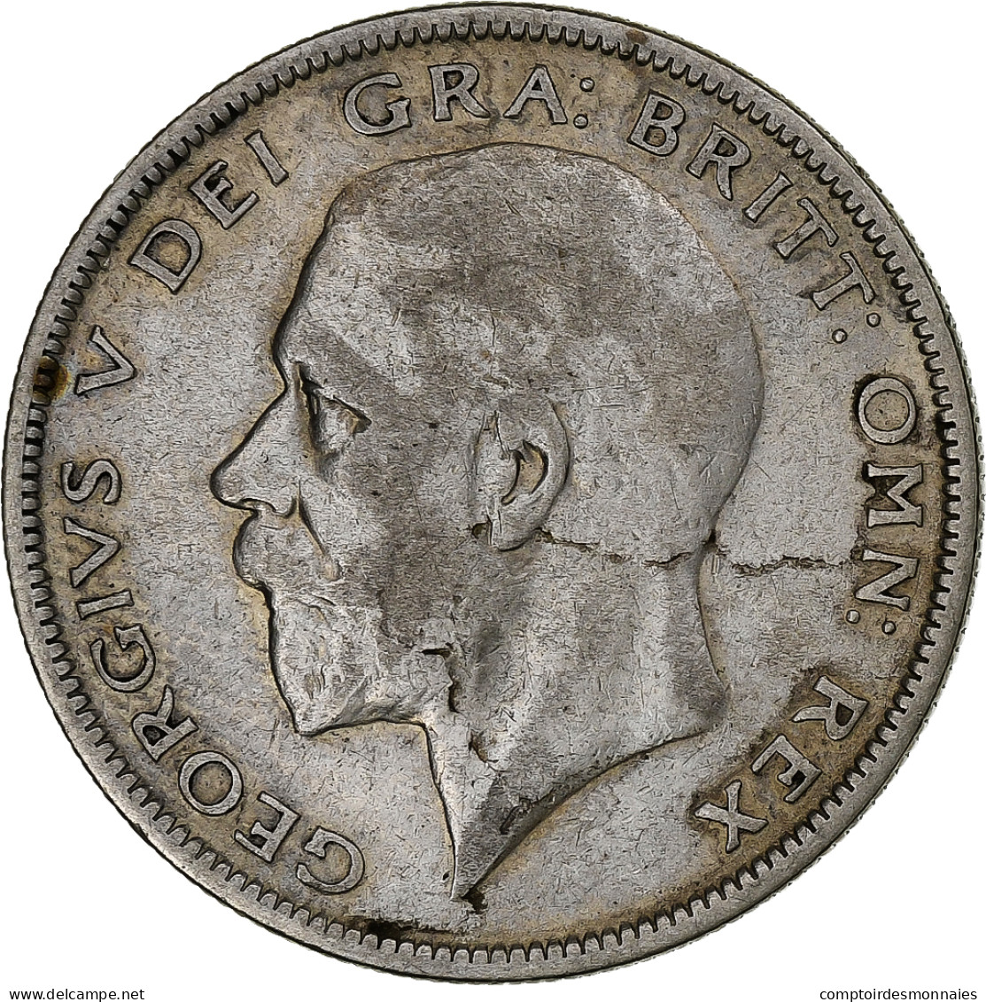 Grande-Bretagne, George V, 1/2 Crown, 1929, Argent, TB, KM:835 - K. 1/2 Crown