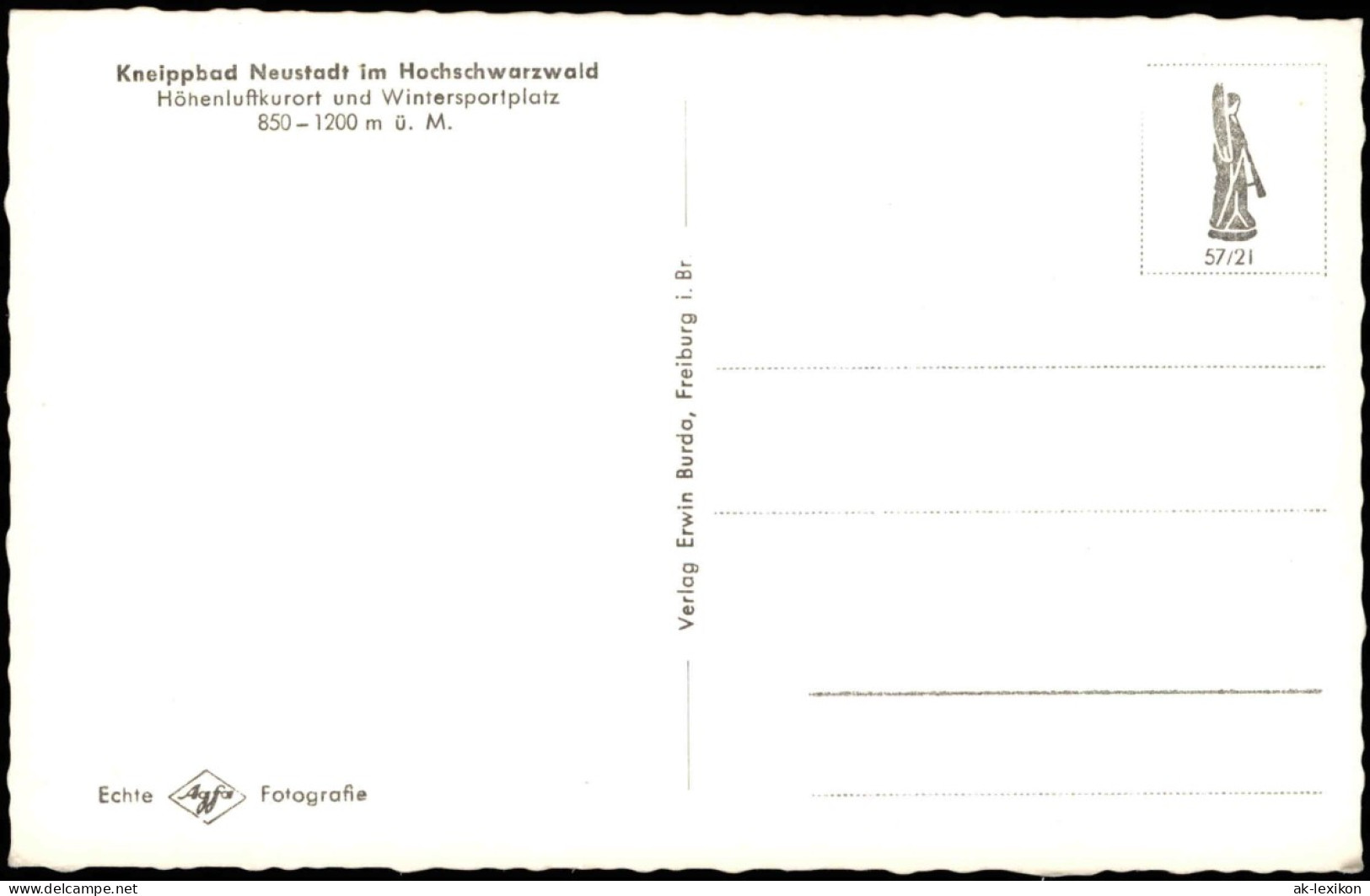 Titisee-Neustadt  Neustadt Hochschwarzwald U.a. Rathaus, Kurpark Uvm. 1960 - Titisee-Neustadt