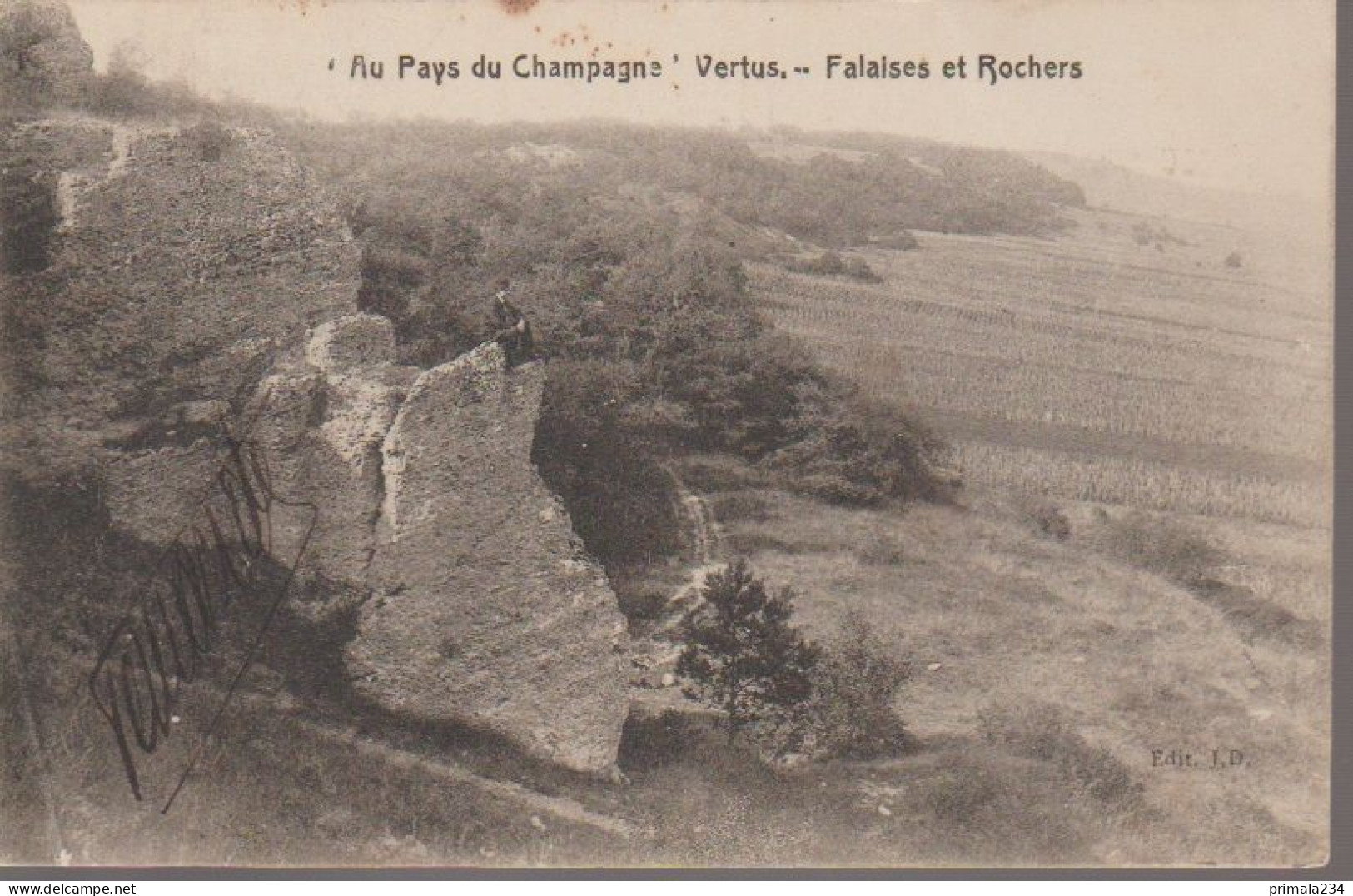 51 - VERTUS - FALAISES ET ROCHERS - Vertus