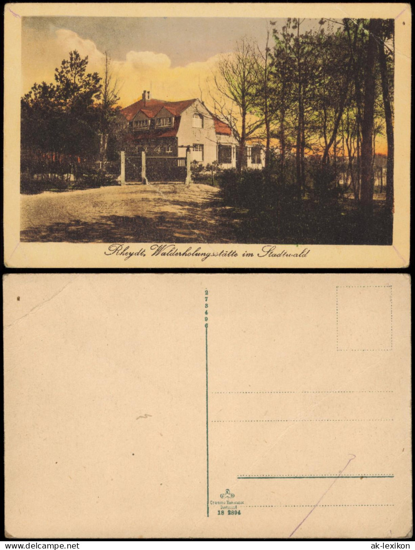 Ansichtskarte Rheydt-Mönchengladbach Walderholungsstätte Im Stadtwald 1928 - Mönchengladbach