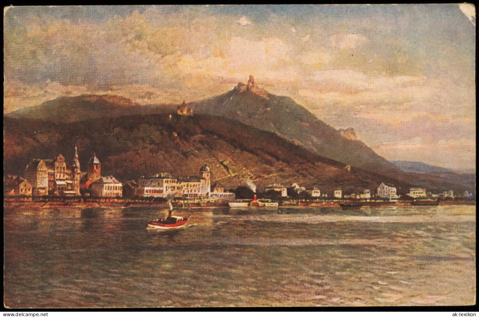 Ansichtskarte Königswinter Stadt - Künstlerkarte 1915 - Koenigswinter