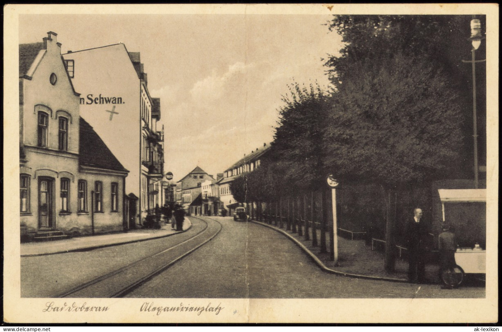 Ansichtskarte Bad Doberan Straßenpartie 1943 - Bad Doberan