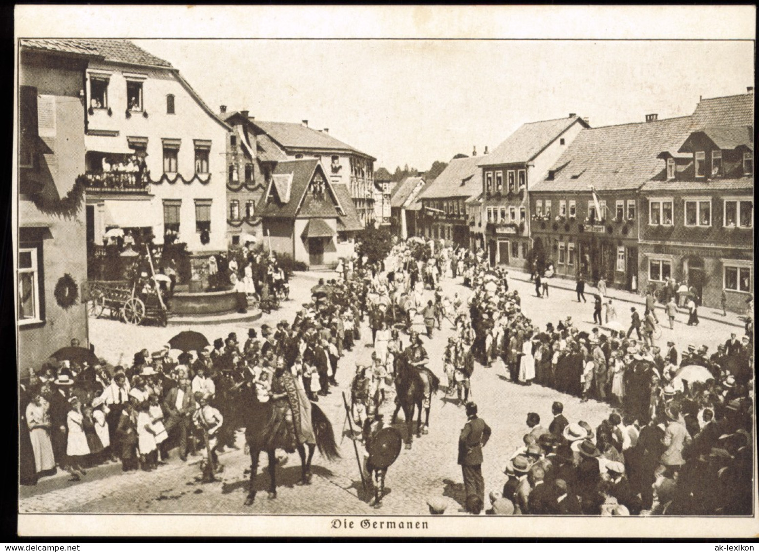 Ansichtskarte Hildburghausen Festumzug - Die Germanen 1922 - Hildburghausen