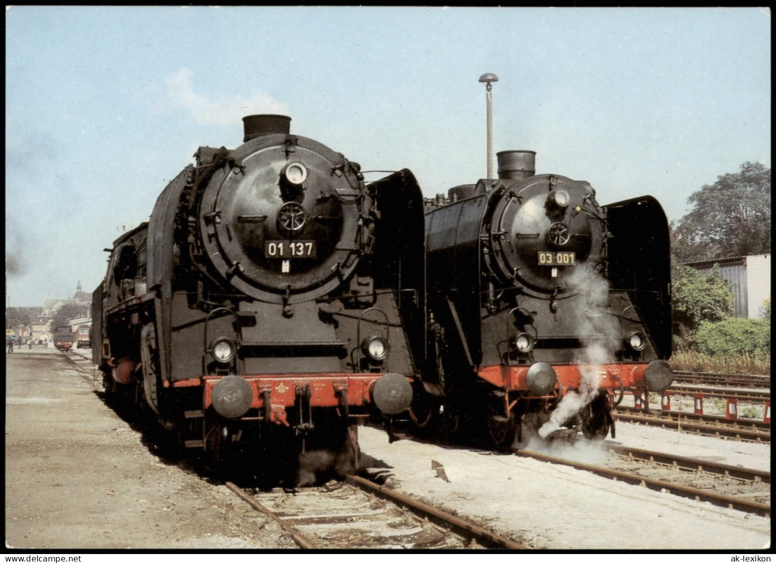 Radebeul Einheitsschnellzuglokomotiven Des Bw Dresden  Ost 1984/1988 - Radebeul
