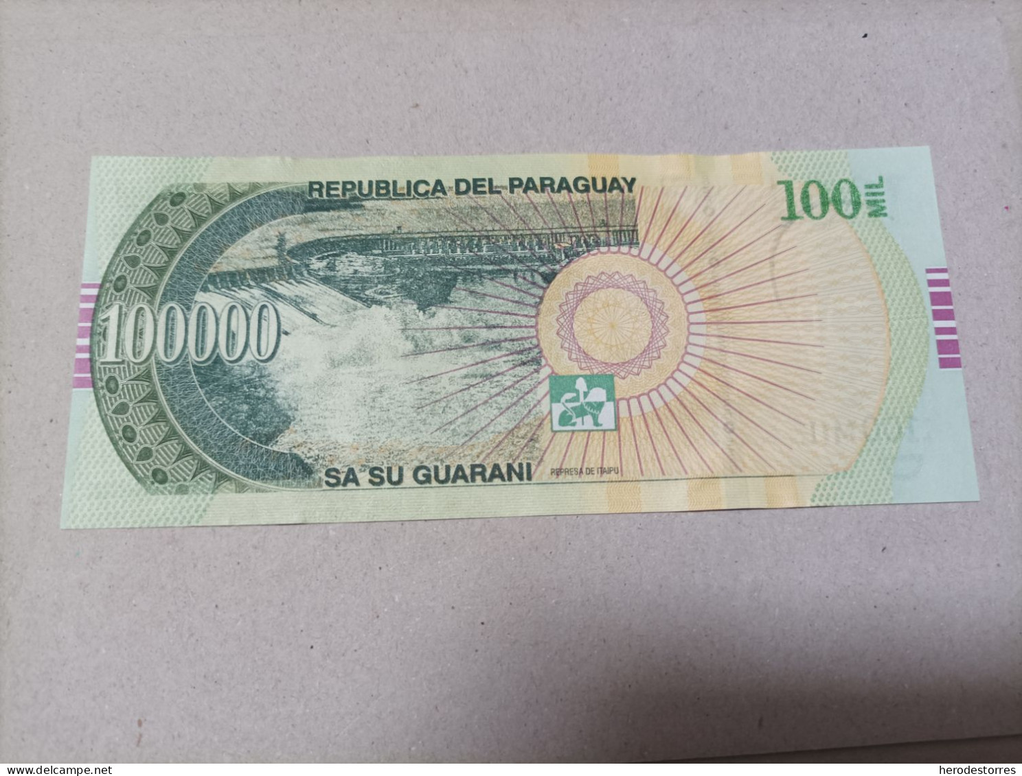 Billete Paraguay, 100000 Guaranies, Año 2017, UNC - Paraguay