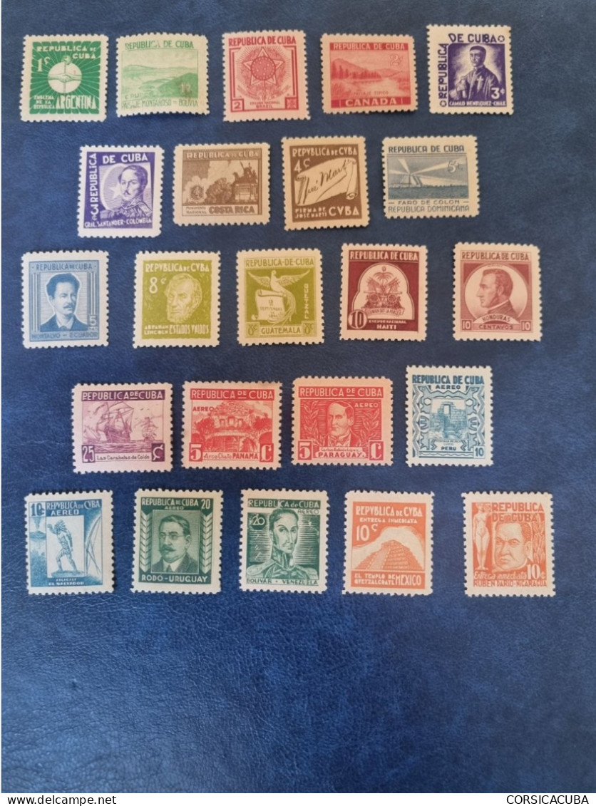 CUBA  NEUF  1937  PRO  ASOCIACION  DE  ESCRITORES  Y  ARTISTAS  AMERICANOS // PARFAIT ETAT // 1er CHOIX // - Unused Stamps