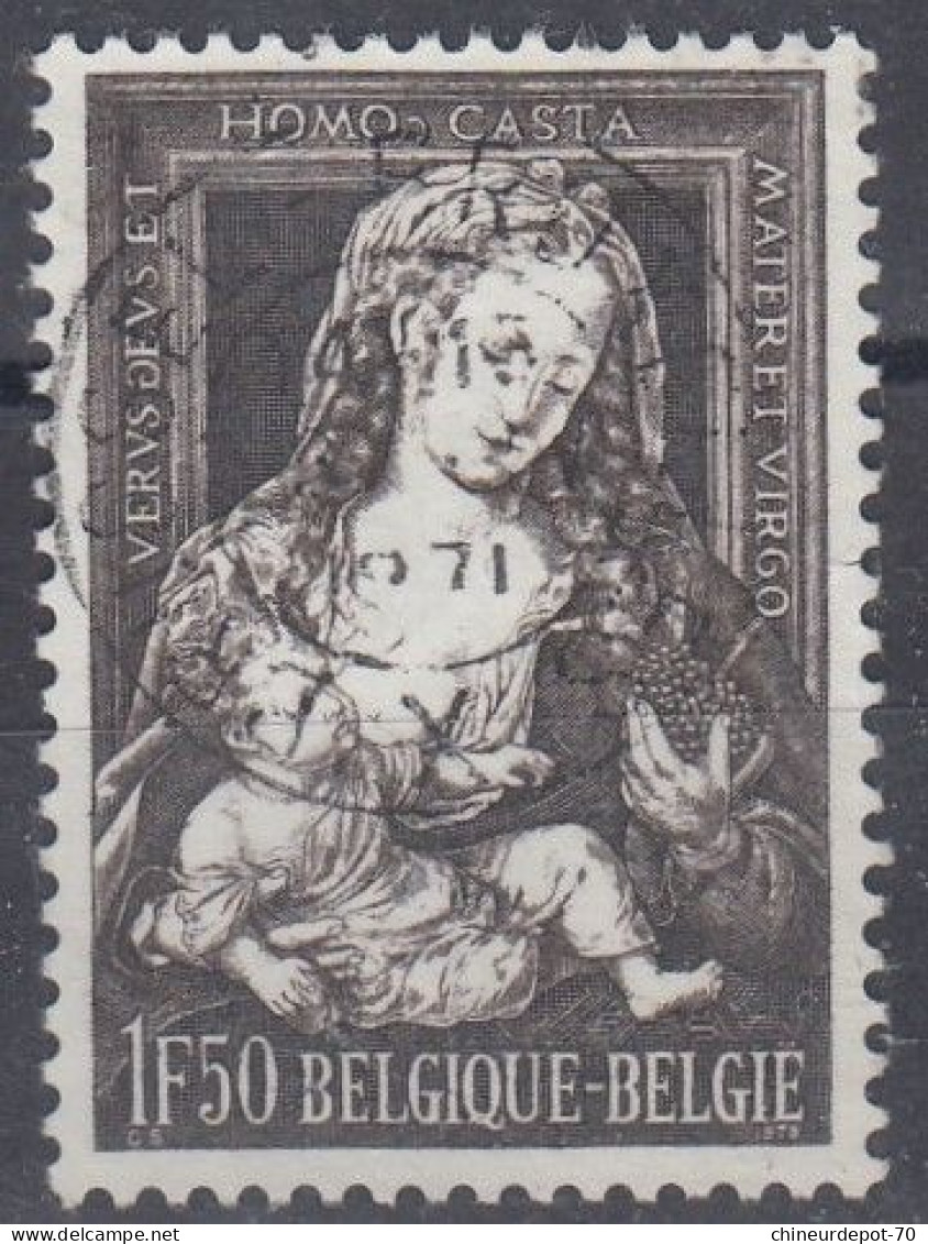 Vierge Cachet Brussel Bruxelles - Used Stamps