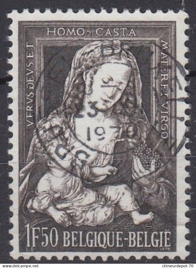 Vierge Cachet Brussel Bruxelles - Used Stamps